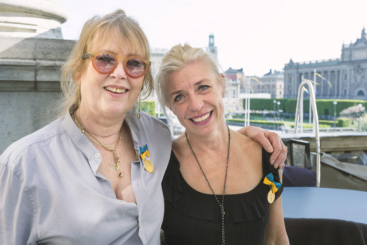 Charlotta &Ouml;fverholm och Marie-Louise Ekman